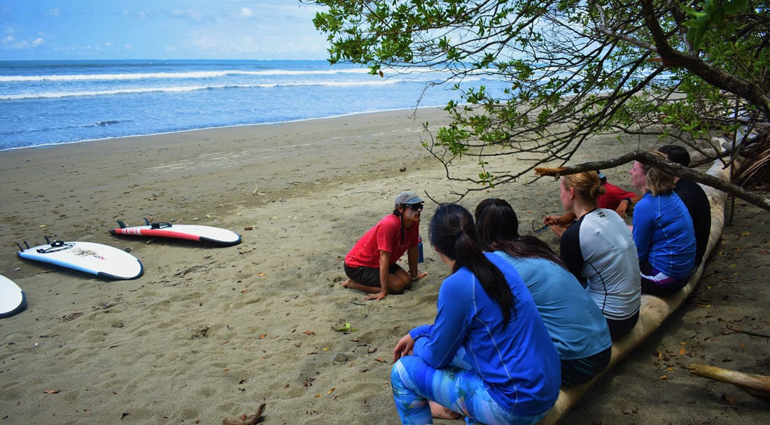 Bodhi Surf + Yoga surf lesson in Uvita