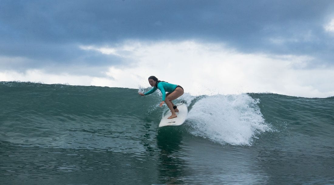 Women who surf in Costa Rica