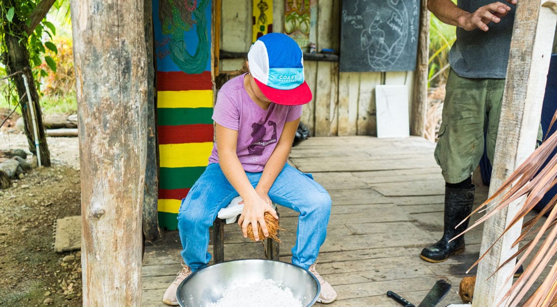 Learning how to make coconut oil